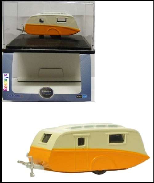 Oxford Diecast Model CV001 Caravan OO 1/76 railway scale new