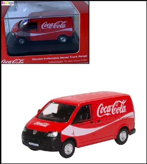 Oxford Diecast Model Car T5V003CC VW Volkswagen T 5 T5 Panelvan "Coca Cola" 1/76 OO railway scale