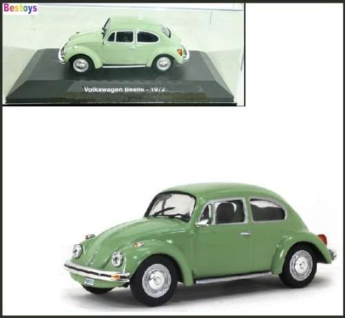 Cars of the 60`s and 70`s Diecast Model Car Collection VW Volkswagen Beetle 1972 1/43 scale new