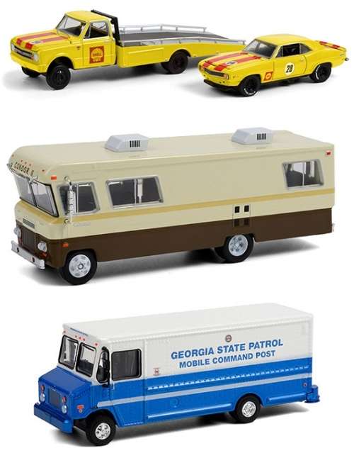 Greenlight Diecast Model Truck Step Van 2019 `Georgia State Patrol` Mobile Command Post 1/64 scale