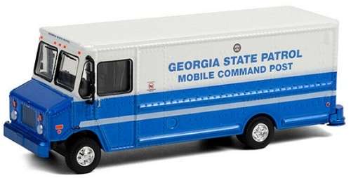 Greenlight Diecast Model Truck Step Van 2019 `Georgia State Patrol` Mobile Command Post 1/64 scale