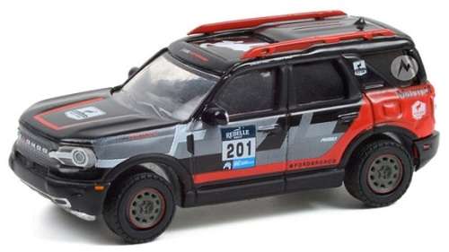 Greenlight Diecast Model Car Running on Empty Ford Bronco Sport 2021 Rebelle Rally Winner Motorsport