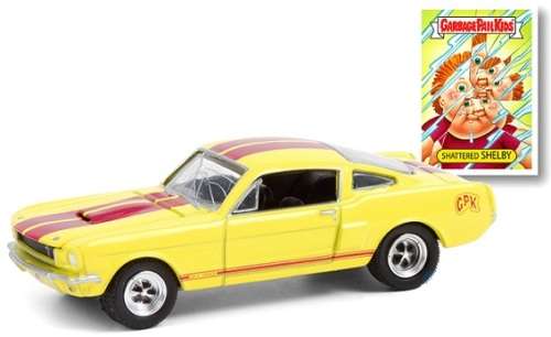 Greenlight Diecast Model Car Garbage Pail Kids Ford Mustang Shelby GT 350 GT350 1966 Shattered Shelb