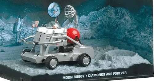 James Bond Diecast Model Car Collection Moon Buggy Diamonds Are Forever Movie Film 1/43 scale new