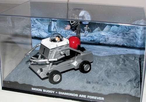 James Bond Diecast Model Car Collection Moon Buggy Diamonds Are Forever Movie Film 1/43 scale new