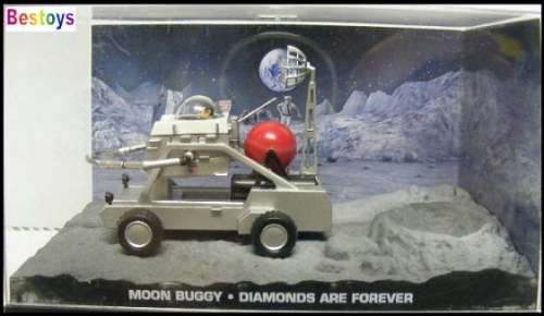 James Bond Diecast Model Car Collection Moon Buggy Diamonds Are Forever Movie Film 1/43 scale new