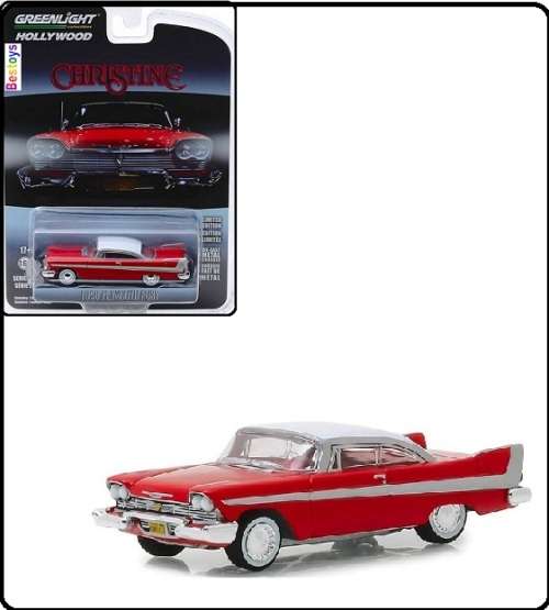 Greenlight Diecast Model Car Hollywood Plymouth Fury 1958 Christine Movie Film TV 1/64 scale new