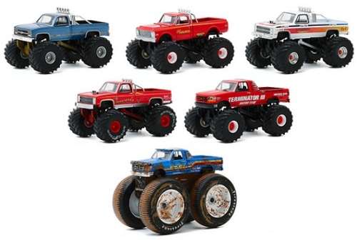 Greenlight Diecast Model Car Kings of Crunch Monster Truck Chevy Chevrolet C 10 C10 1972 Texas Tumbl