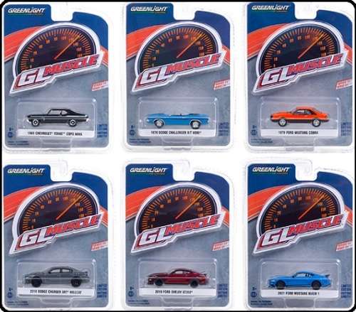 Greenlight Diecast Model Car Muscle Dodge Charger SRT Hellcat 2018 1/64 scale new in pack