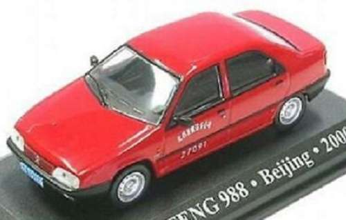 Taxi Diecast Model Car Collection Dong Feng 988 Citroen ZX Beijing 2000 1/43 scale new in pack