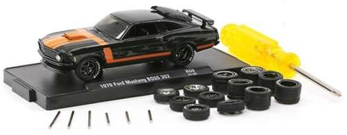 Castline M2 Diecast Model Car Wheels Series Ford Mustang Boss 302 1970 + 3 extra sets wheels 1/64 sc
