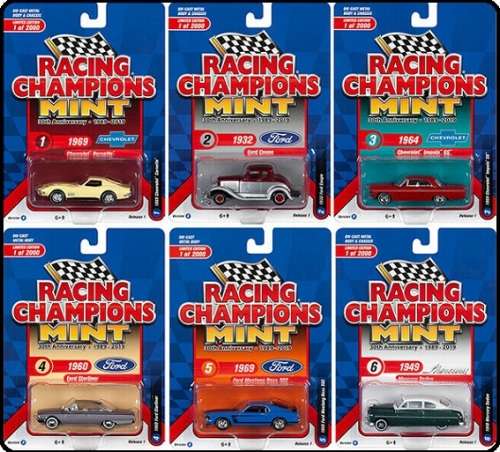 Racing Champions Diecast Model Car Chevy Chevrolet Corvette 1969 1/64 scale new in pack