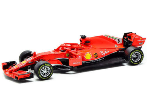 Burago Diecast Model Car 36809 F1 F 1 GP Grand Prix Ferrari SF 71 H Vettel No 5 1/43 scale new