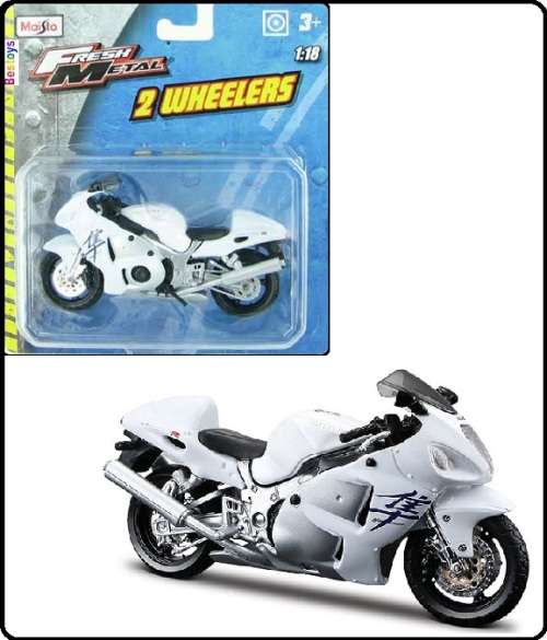 Maisto Diecast Bike Motorcycle Suzuki GSX 1300 R 1300R Hayabusa 1/18 scale
