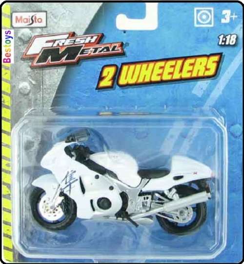 Maisto Diecast Bike Motorcycle Suzuki GSX 1300 R 1300R Hayabusa 1/18 scale