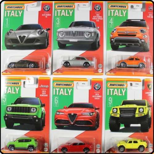 Matchbox Diecast Model Car Italy series Alfa Romeo Giulia Sprint GTA 1965 1/64 scale new in pack