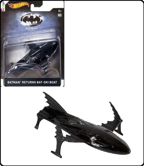 Hotwheels Hot Wheels Diecast Model Bat-Ski Boat Skiboat Batman Returns DC 1/50 scale new in pack