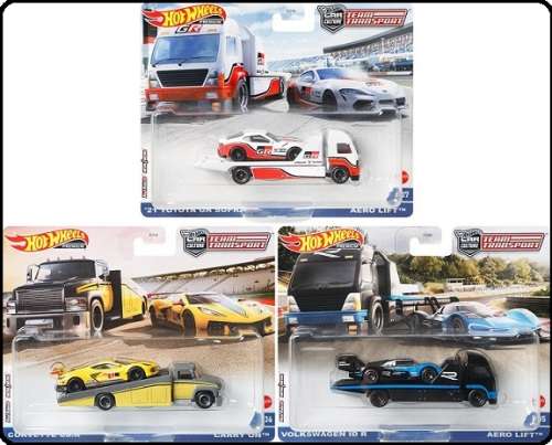 Hot Wheels Hotwheels Model Car Culture Team Transport Toyota GR Supra 2021 + Aero Lift Truck