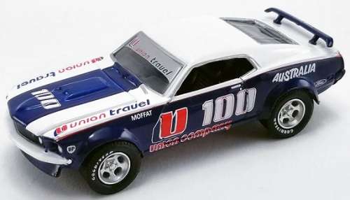 Greenlight Diecast Model Car Allan Moffat Racing Ford Mustang Trans Am 1969 + F 350 Ramp Truck U100