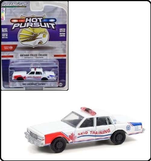 Greenlight Diecast Model Car Hot Pursuit Police Chevy Chevrolet Caprice 1987 Ontario Police College