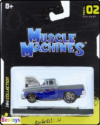 Maisto Muscle Machines Chevy Chevrolet Cameo Pickup 1955 1/64 scale