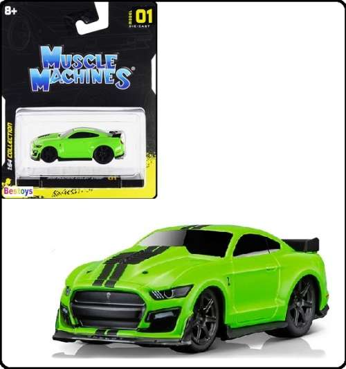 Maisto Muscle Machines Diecast Model Car Ford Mustang Shelby GT 500 GT500 2020 1/64 scale new in pac