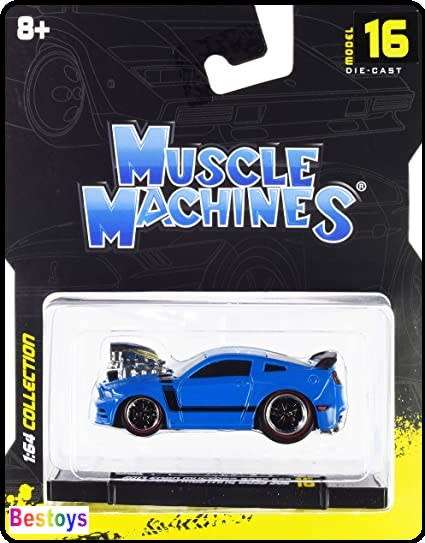Maisto Muscle Machines Diecast Model Car Ford Mustang Boss 302 2013 1/64 scale new in pac