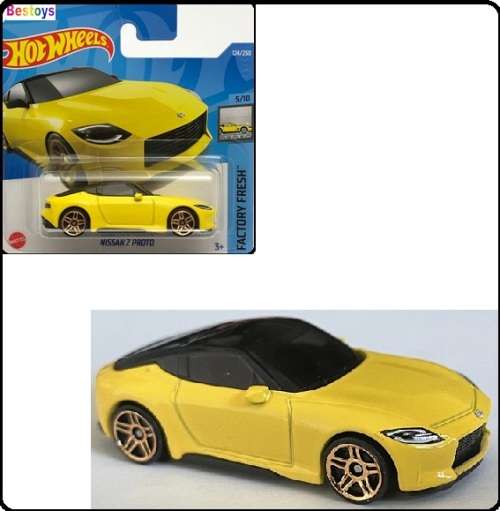 Hotwheels Hot Wheels Diecast Model Car 2022 124/250  Nissan Z Proto Factory Fresh 1/64 scale