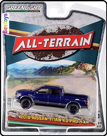 Greenlight All Terrain Nissan Titan XD Pro 4x4 Pickup 2018 Offroad 1/64 scale