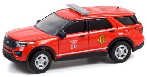 Greenlight Diecast Model Car Fire & Rescue Ford Police Interceptor Utility 2020 Chicago Fire Dept