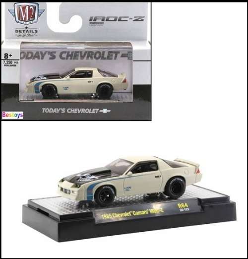 Castline M2 Diecast Model Car Auto Meet Chevy Chevrolet Camaro IROC Z 1985 1/64 scale new in pack