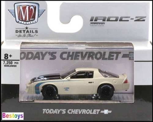 Castline M2 Diecast Model Car Auto Meet Chevy Chevrolet Camaro IROC Z 1985 1/64 scale new in pack