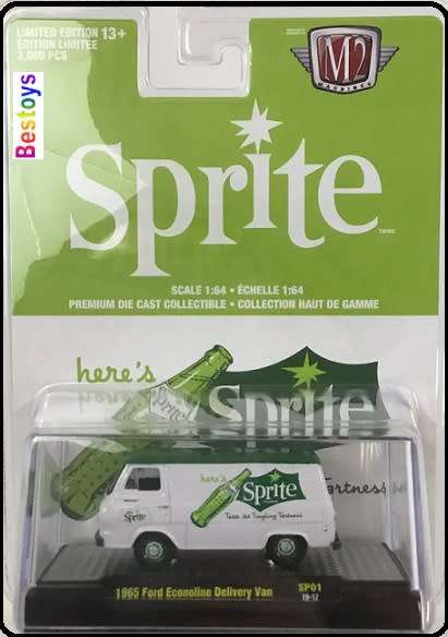 Castline M2 Diecast Model Car Ford Econoline Panelvan Delivery 1965 `Sprite` 1/64 scale new in pack