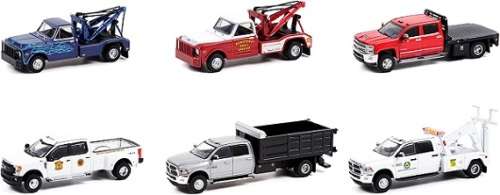 Greenlight Diecast Model Car Dually Dodge RAM 3500 2018 Landscaper Dump Truck 1/64 scale new in pack