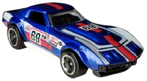 Hotwheels Hot Wheels Diecast Model Car 2022 79 / 250 Chevy Chevrolet Corvette COPO 1969 No 69 Retro