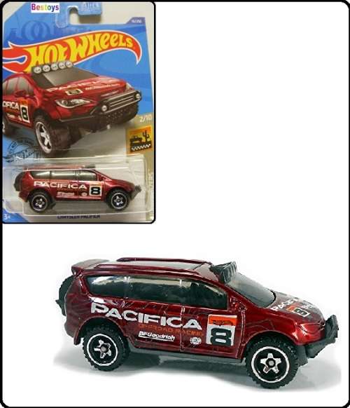 Hotwheels Hot Wheels Diecast Model Car 2020 51 / 250 Chrysler Pacifica No 8 Rally Baja Blazers 1/64