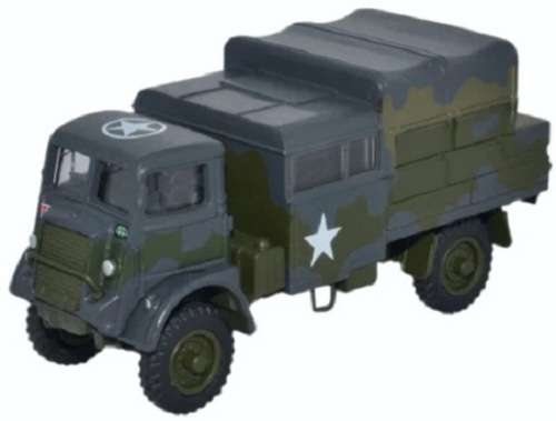 Oxford Diecast Model QLB003 Bedford QLB Light AA Reg. 12 Corps Germany 1945 Military 1/76 OO railway