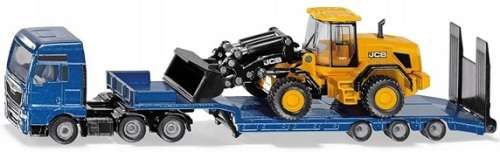 SIKU Diecast Model 1790 MAN TGX XXL Truck + Lowbed trailer + JCB Wheeled Loader 1/87 HO railway scal