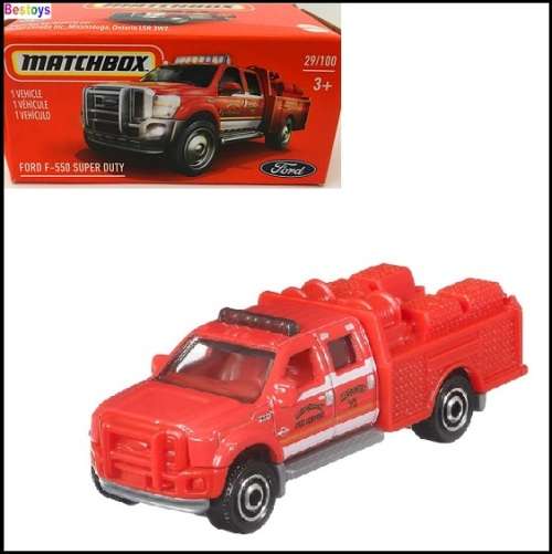 Matchbox Diecast Model Car Power Grab 2021 29/100 Ford F 550 F550 Super Duty Rescue new in pack