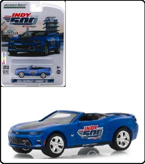 Greenlight Diecast Model Car Exclusive Chevy Chevrolet Camaro SS 2018 102nd Indy 500 Official Vehicl