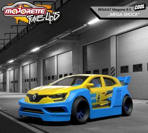 Majorette Diecast Model Car Tune Ups Renault Megane RS + body kit + decals new in pack