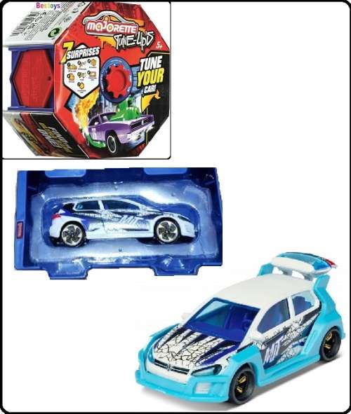 Majorette Diecast Model Car Tune Ups VW Volkswagen Golf GTi "MJT" + body kit + decals 1/64 scale new