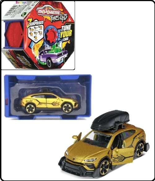 Majorette Diecast Model Car Tune Ups Lamborghini Urus + body kit + decals 1/64 scale new in pack