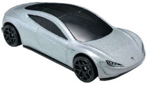 Hotwheels Hot Wheels Diecast Model Car 2022 162/250 Tesla Roadster Exotics 1/64 scale new in pack