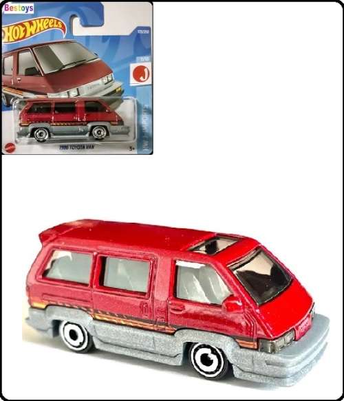 Hotwheels Hot Wheels Diecast Model Car 2022 173 / 250 Toyota Van 1986 J Imports new in pack
