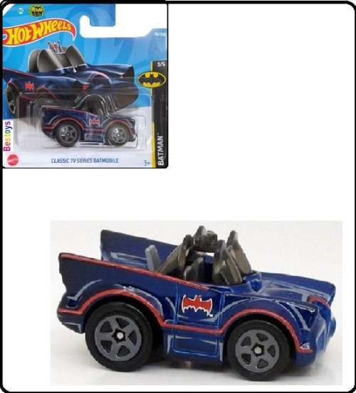 Hotwheels Hot Wheels Diecast Model Car 2022 78/250 Batmobile Batman Classic TV Series Tooned new