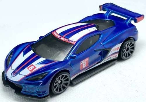 Hotwheels Hot Wheels Diecast Model Car 2022 190 / 250 Chevy Chevrolet Corvette C 8 R C8 R No 8 Then