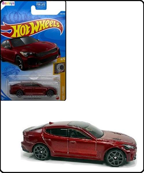 Hot Wheels Hotwheels 2021 118/250 Kia Stinger GT 2019 Turbo 1/64 scale