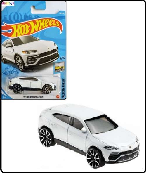 Hotwheels Hot Wheels Diecast Model Car 2021 64 / 250 Lamborghini Urus 2017 1/64 scale new in pack