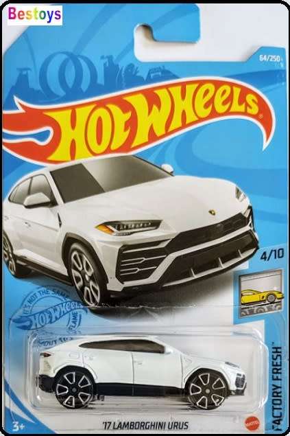 Hotwheels Hot Wheels Diecast Model Car 2021 64 / 250 Lamborghini Urus 2017 1/64 scale new in pack